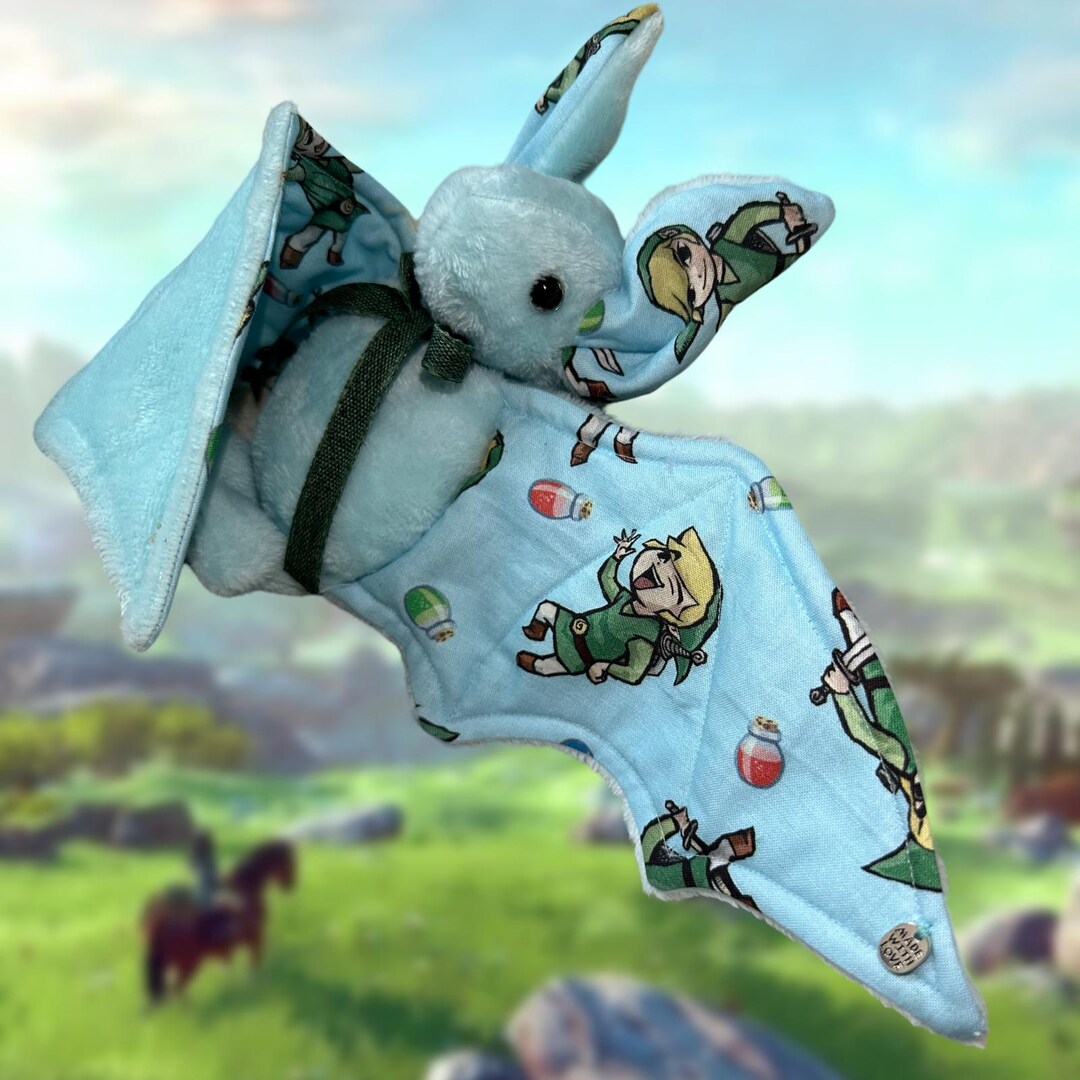 Handmade Zelda-inspired Plush Bat Legend of Zelda Fan Gift Unique Geeky ...