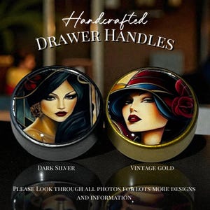 Abstract cabinet pulls, Dark silver handles. Vintage knobs, wooden furniture pulls.Price is per knob.