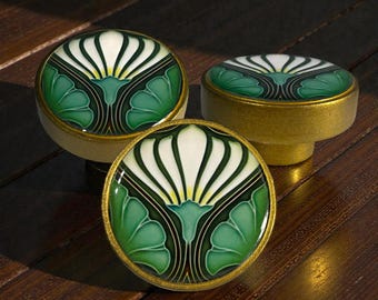 green emerald velvet dress 1x Green color series Ceramic Knobs Dresser Drawer Cabinet Handle Pull –  acacuss