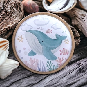 Under the sea knobs, wooden sea Knobs, *price per knob,, Dresser Handles, Nursery Furniture, Drawer Handles, Bedroom knobs, Drawer pulls.