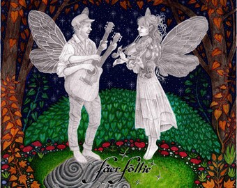Riding The Wind - Faerfolke-  Full A3 Album Cover Poster
