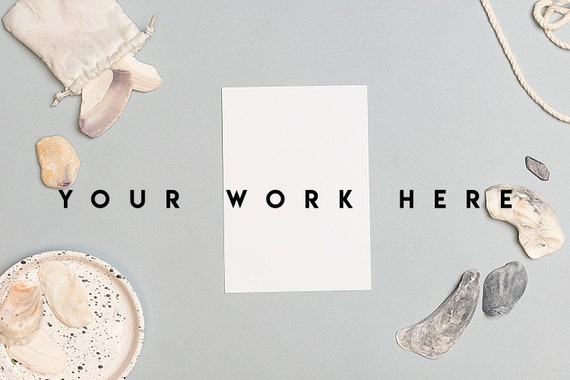 Print Mockup Grey Desk Mockup Print Add Your Design Print Mockup Grey Desk Mockup Print Add Your Design