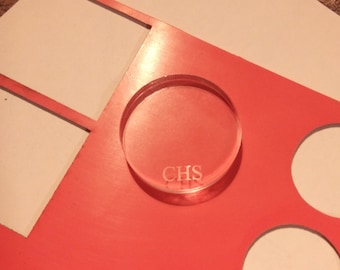 Custom Made Stamp Rubber Unmounted 1"x1"+