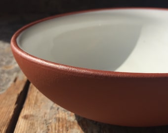 19 cm | 7.5" Terracotta  Salad/Soup/Pasta Bowl | Handmade Pottery | collection EARTH