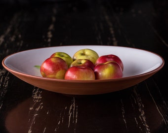 Large Terracotta Fruit Bowl | Handmade Pottery | collection EARTH