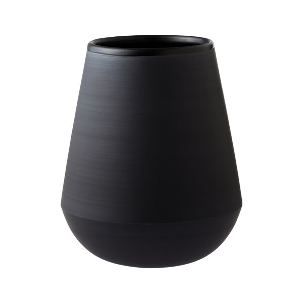 Black Pottery Vase Etsy