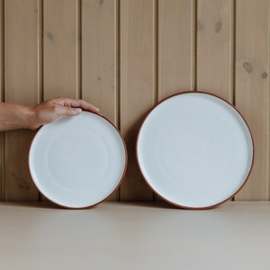 Terracotta Dinner and Salad Plate set | Handmade Pottery | collection EARTH