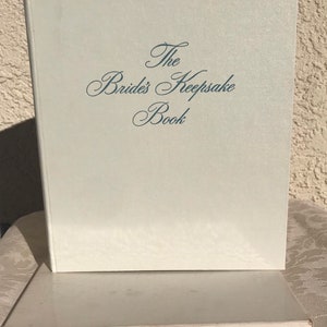 The Bride’s Keepsake Book 1948/ Vintage Wedding Book/Bride to be/ Vintage Book/NOS