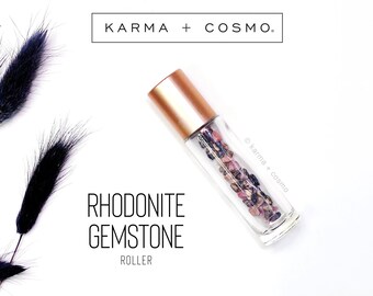 RHODONITE Gemstone Roller Bottle | ONE