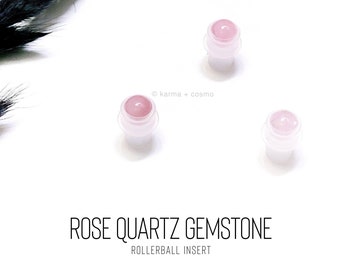 Rose QUARTZ | Gemstone Roller Top | SINGLE