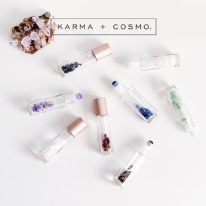 Gemstone Essential Oil Roller Bottles | SINGLE