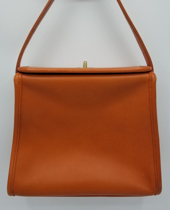 Vintage COACH K7C-9043 Square Geometric Rare Orang