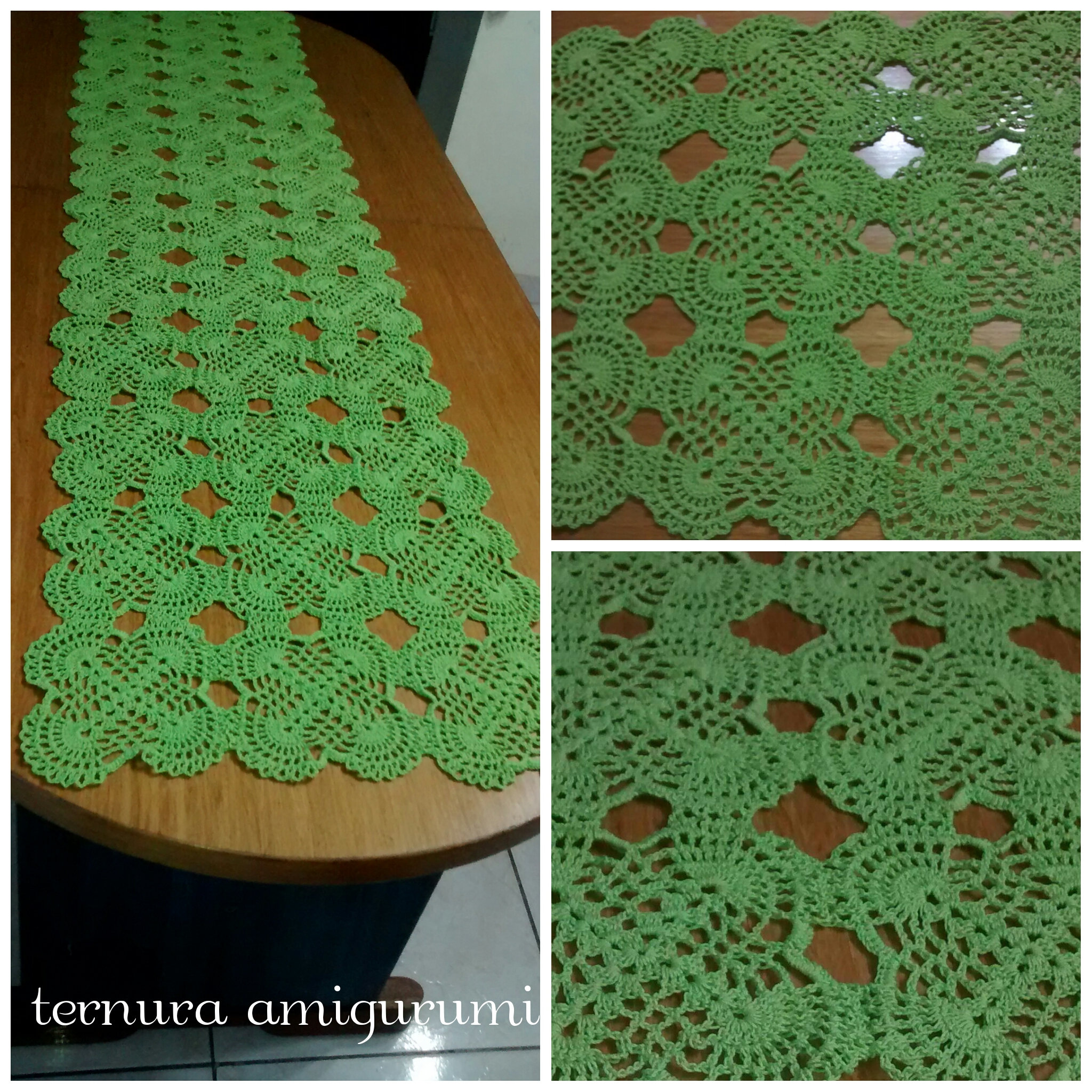 Table Runner Crochet Pattern Pdf English Español by Ternura Etsy