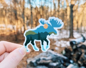 Interstate 95 Maine Highway Sign Decal – Lobster & Moose Sticker For Car/Truck