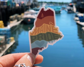 Maine Pride Sticker | Maine Pride Sticker | Pride Month Sticker | Maine Sticker | Maine Decal