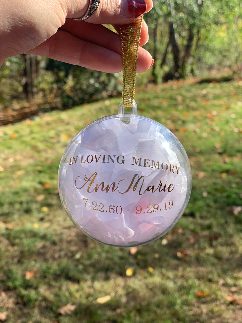 Custom Fillable Ornaments Personalized Christmas Ornament | Etsy