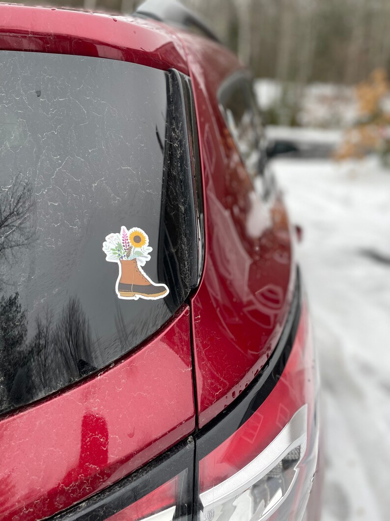 Maine Bean Boot Bouquet Sticker | L.L. Bean Boot Sticker | Maine ...