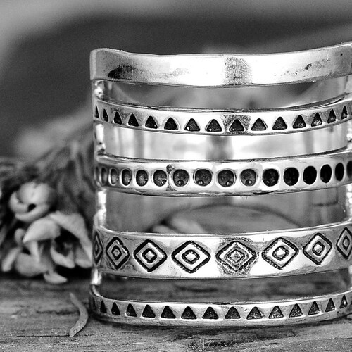 Boho Statement Ring Sterling Silver Ring for Women Chunky - Etsy