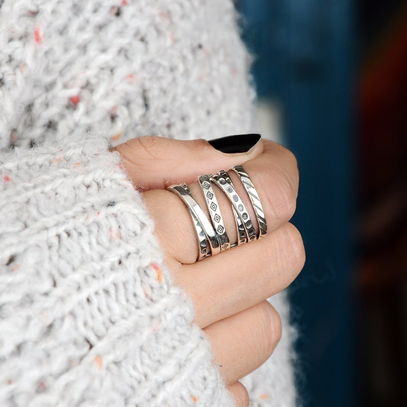 Boho Statement Ring Sterling Silver Ring for Women Wrap - Etsy