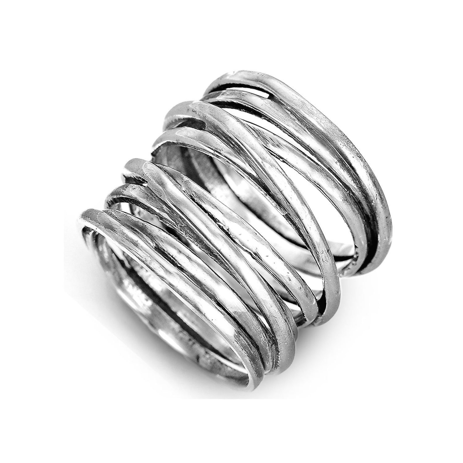 Statement Wrap Ring Sterling Silver Ring for Women Wire Etsy