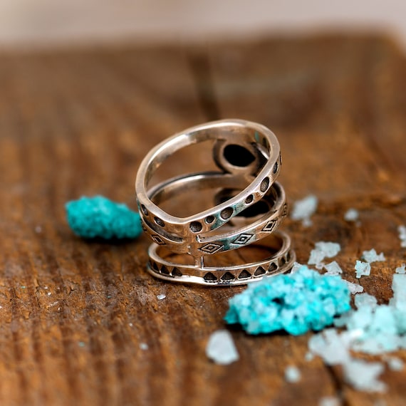Statement turquoise 2024 rings for women