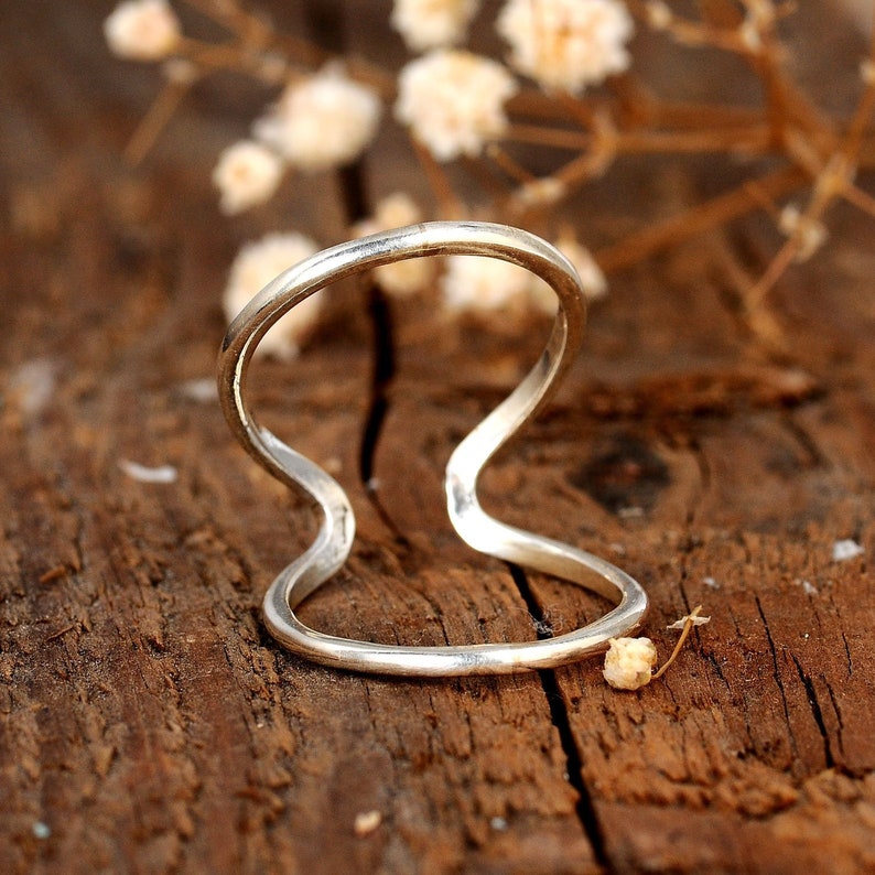 Sterling Silver Ring for Women Arthritis Ring Simple Midi Ring Thumb Ring Splint Knuckle Ring Statement Ring,