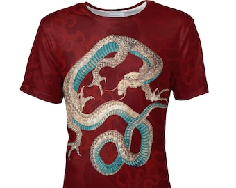 Asian Dragon Art Shirt: Unisex Japanese Serpent Tee