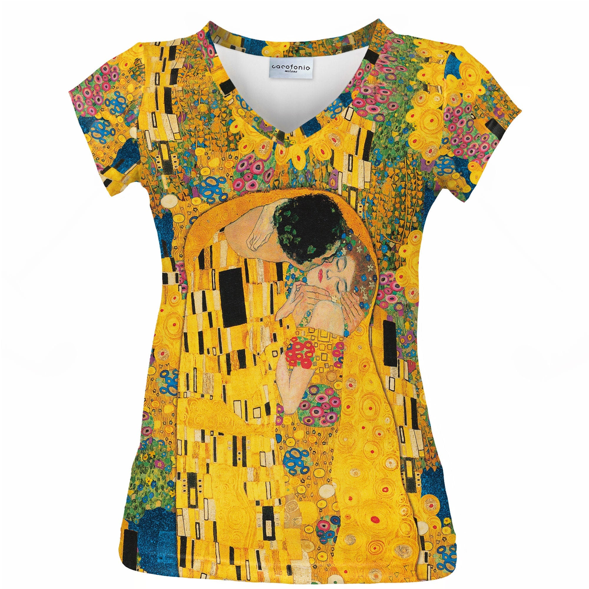 klokke Atomisk legation T-shirt Women Klimt the Kiss Wearable Art Vintage Clothing - Etsy