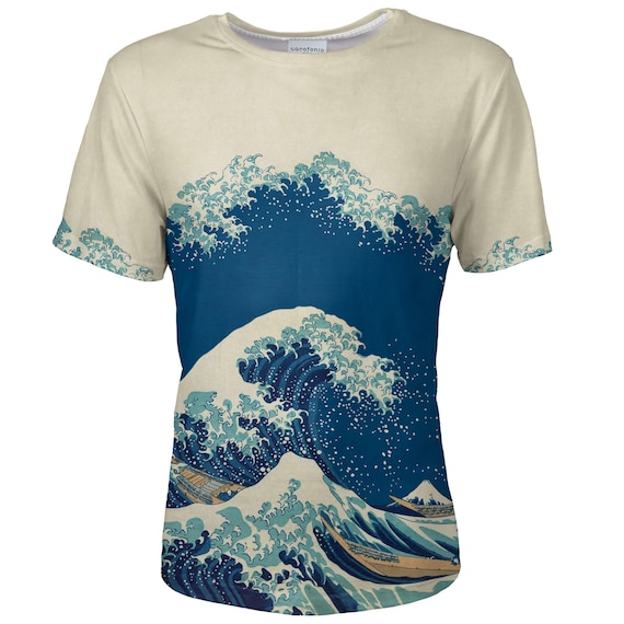 The Great Wave Off Kanagawa Hokusai Japanese Art T-Shirt The Great Wave Off Kanagawa Hokusai Japanese Art T-Shirt