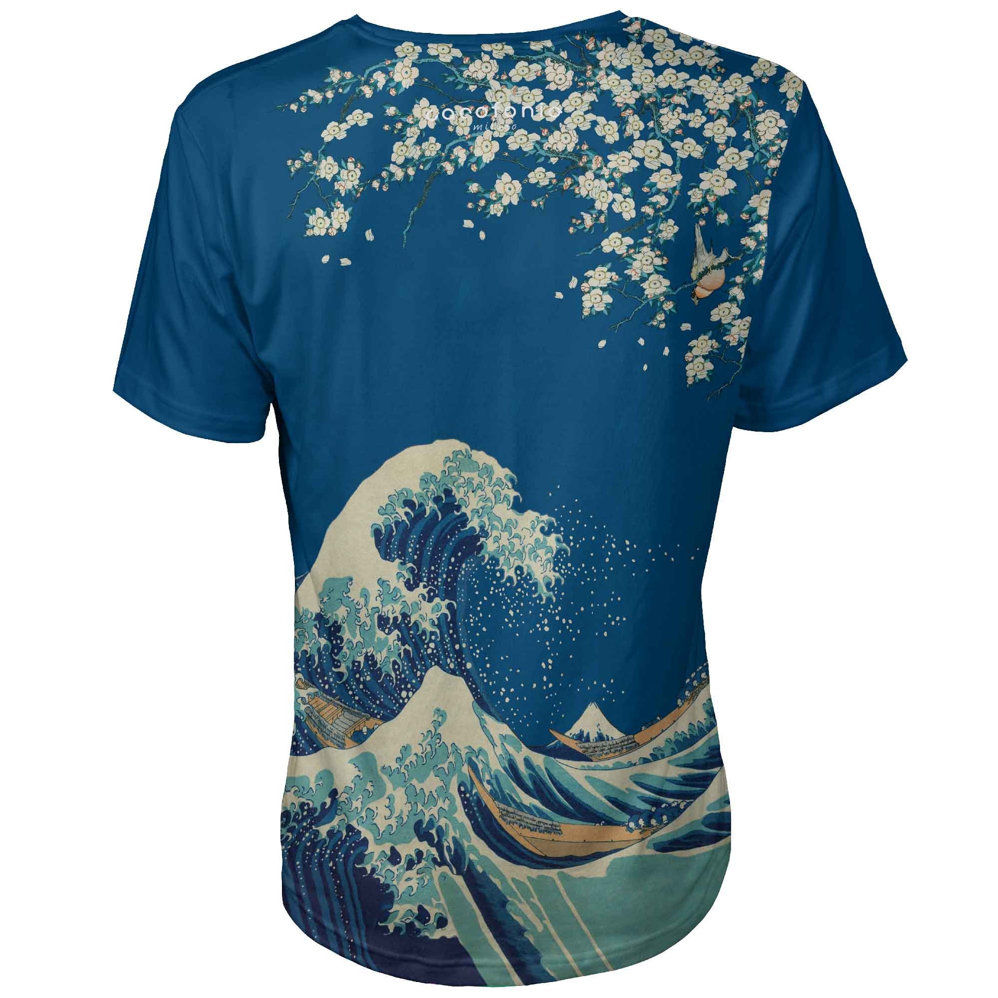 Designer T-shirt Great Wave off Kanagawa Tshirt Tee Men - Etsy