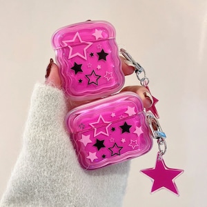 Pink Airpods Case, Stars Airpods Case, Space Airpods Case, Star Airpods Case, Candy Airpods Case, Cute Airpods Case