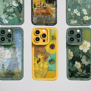 Van Gogh iPhone Case, Oil Painting iPhone Case, Art Phone Case, Silicone Cover Case For iPhone 11 12 13 14 15 Pro Max