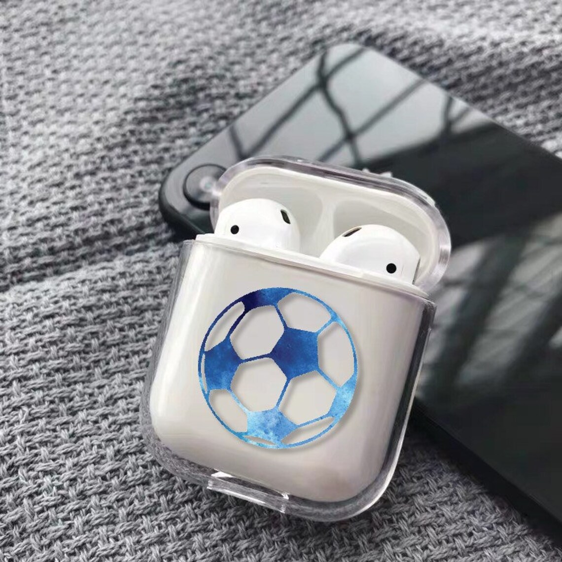 Airpod Cover Case Football Airpod Case Soccer Airpod Case Etsy