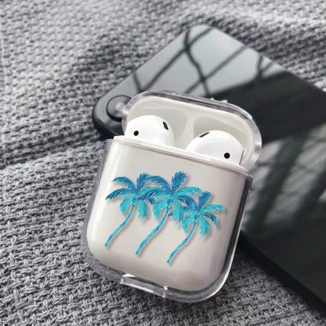 Airpod Cover Case Palm Tree Airpod Case Beach Airpod Case Etsy