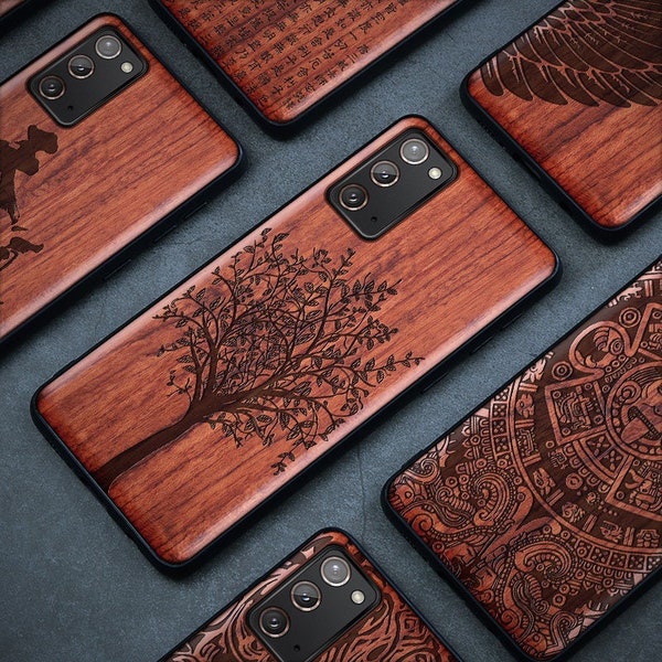 Wooden Samsung Case, Real Wood Samsung Case, Genuine Wood Samsung Case, Art Case For Samsung Galaxy S10 S20 S21 S22 S23 Ultra Plus Note 20