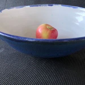 Large white serving bowl