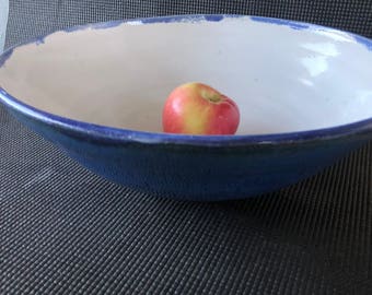 Large white serving bowl