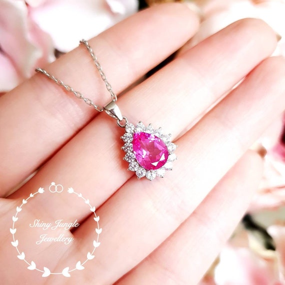 Lab-Grown Pink Diamond Necklaces