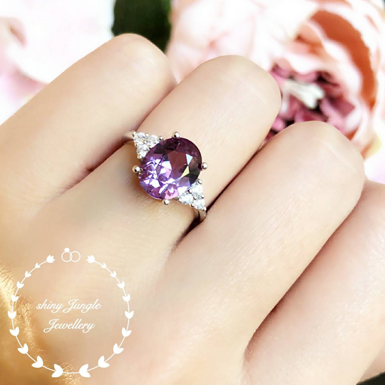 3 carat alexandrite ring deals