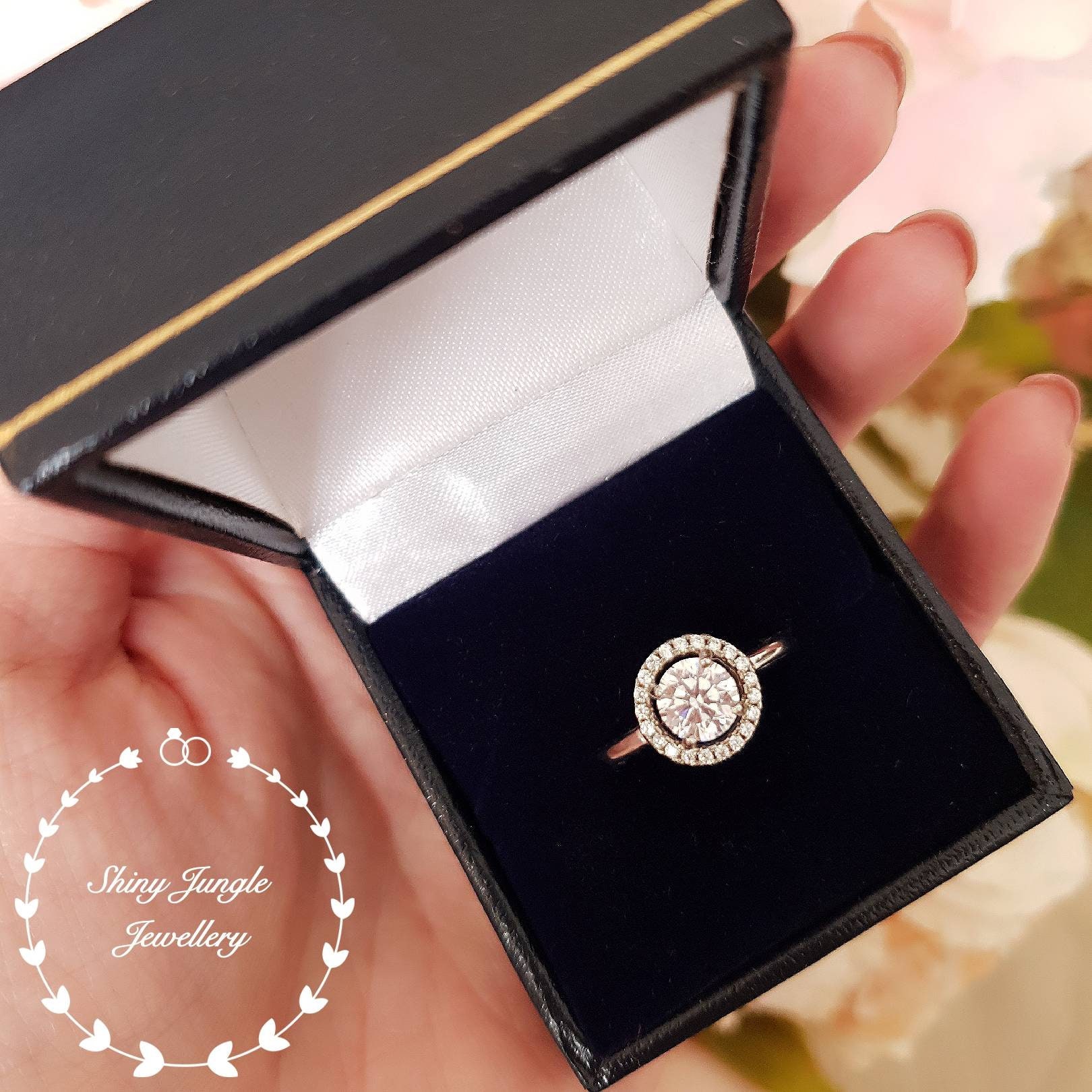 Pandora rose radiant store elegance ring