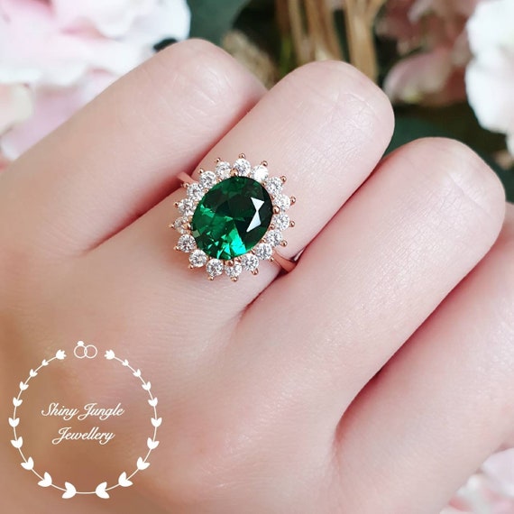 Le Vian Couture Emerald Ring 1/2 ct tw Diamonds Platinum/18K Honey Gold |  Jared