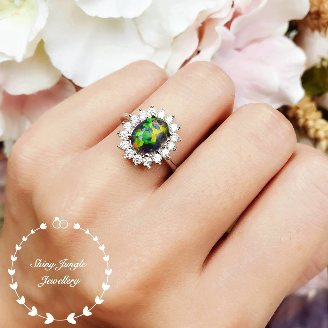 October birthstone promise rings sale