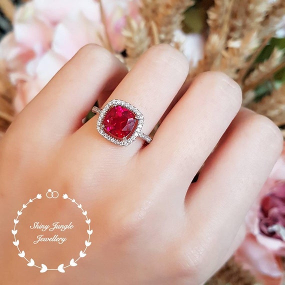 Buy the Rose Cut Ruby and Diamond Yellow Gold Ring at our Online Store –  Diana Vincent Jewelry Designs