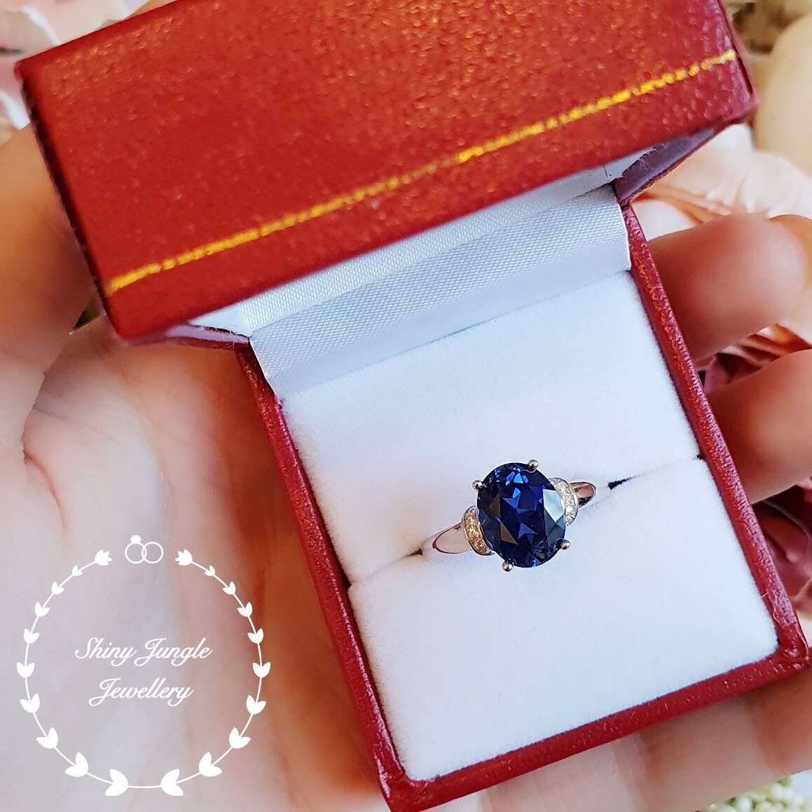 NEW Royal Blue Faux Sapphire & Diamond Button Cover Nehru Banded Collar NEW Royal Blue Faux Sapphire & Diamond Button Cover Nehru Banded Collar