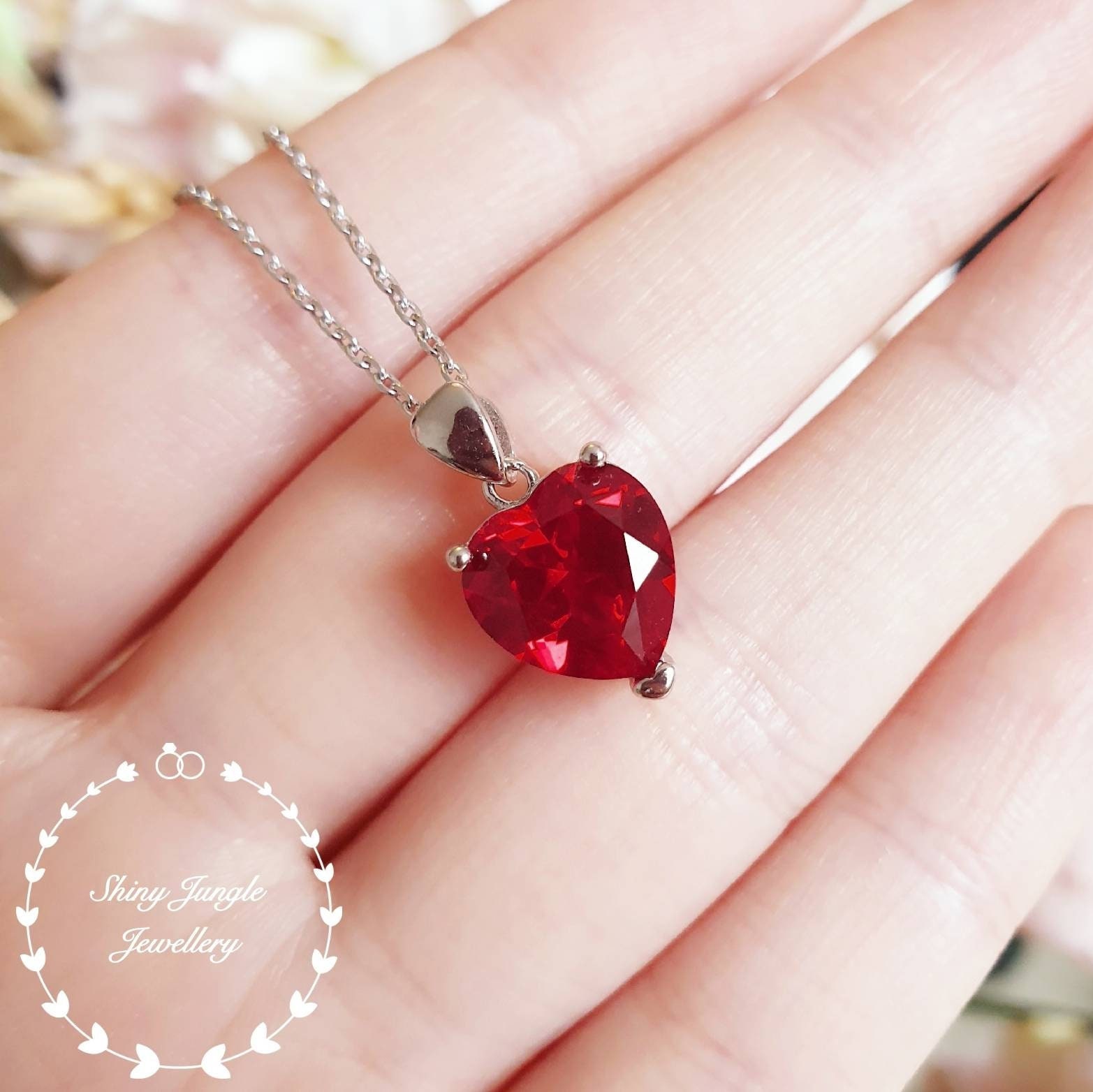 Blood ruby pendant hot sale