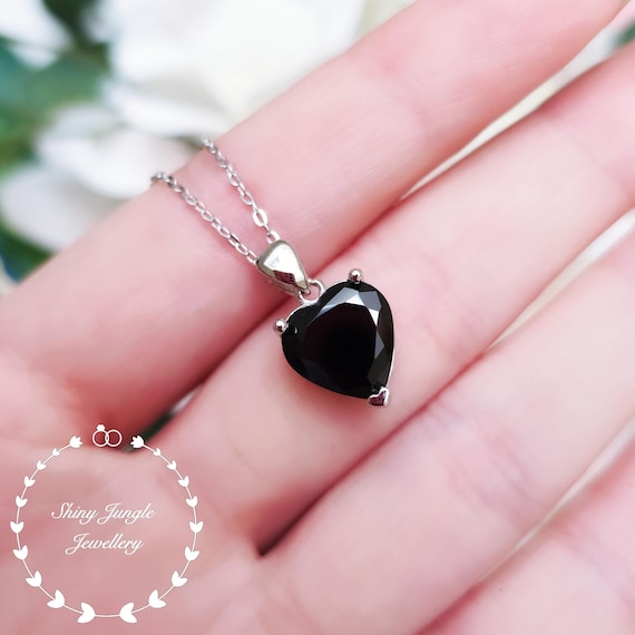 アクセサリー epic jewelry blackheartpendantnecklace Black heart pendant necklace – EPIC JEWELRY