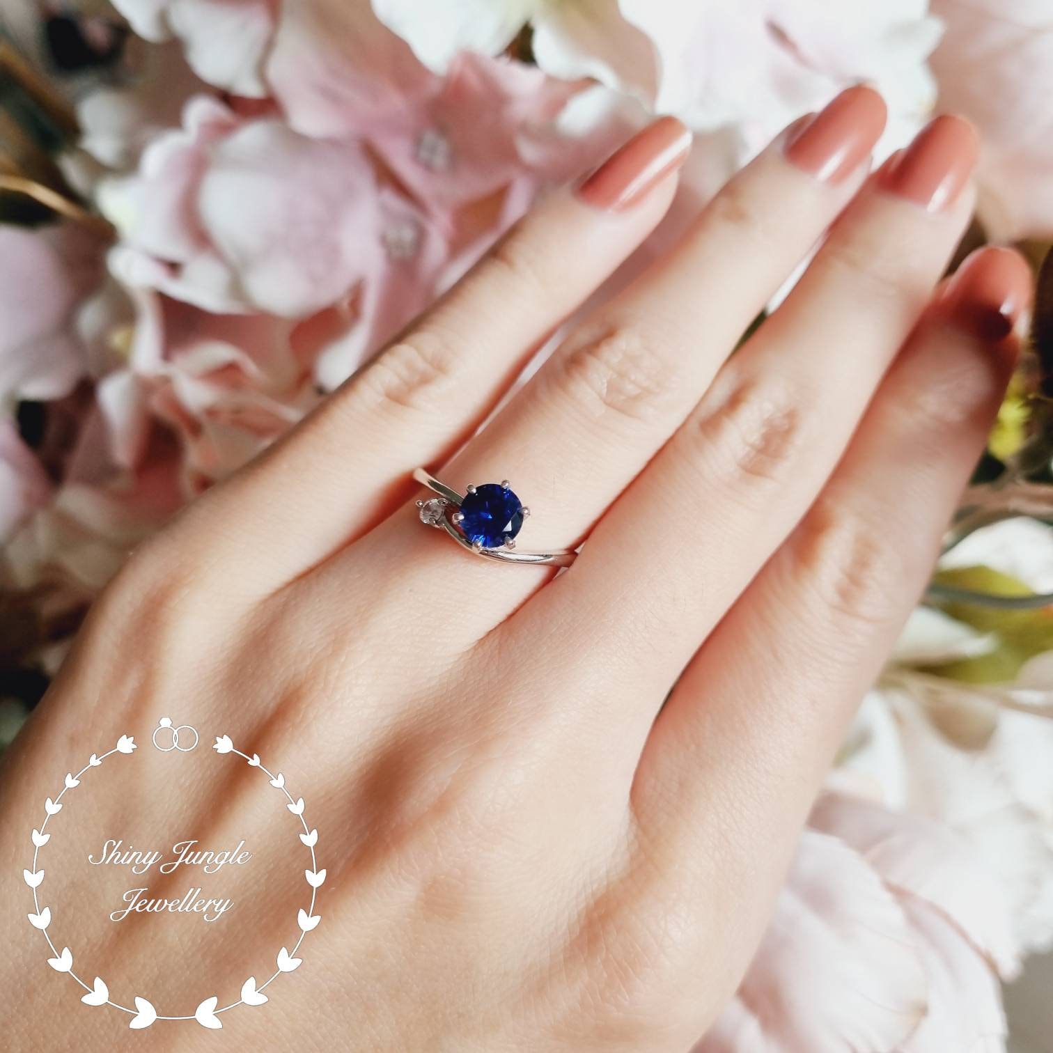Delicate sapphire ring new arrivals