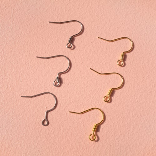 Hypoallergenic Surgical Stainless Steel Stud Earrings Hooks 8 Etsy