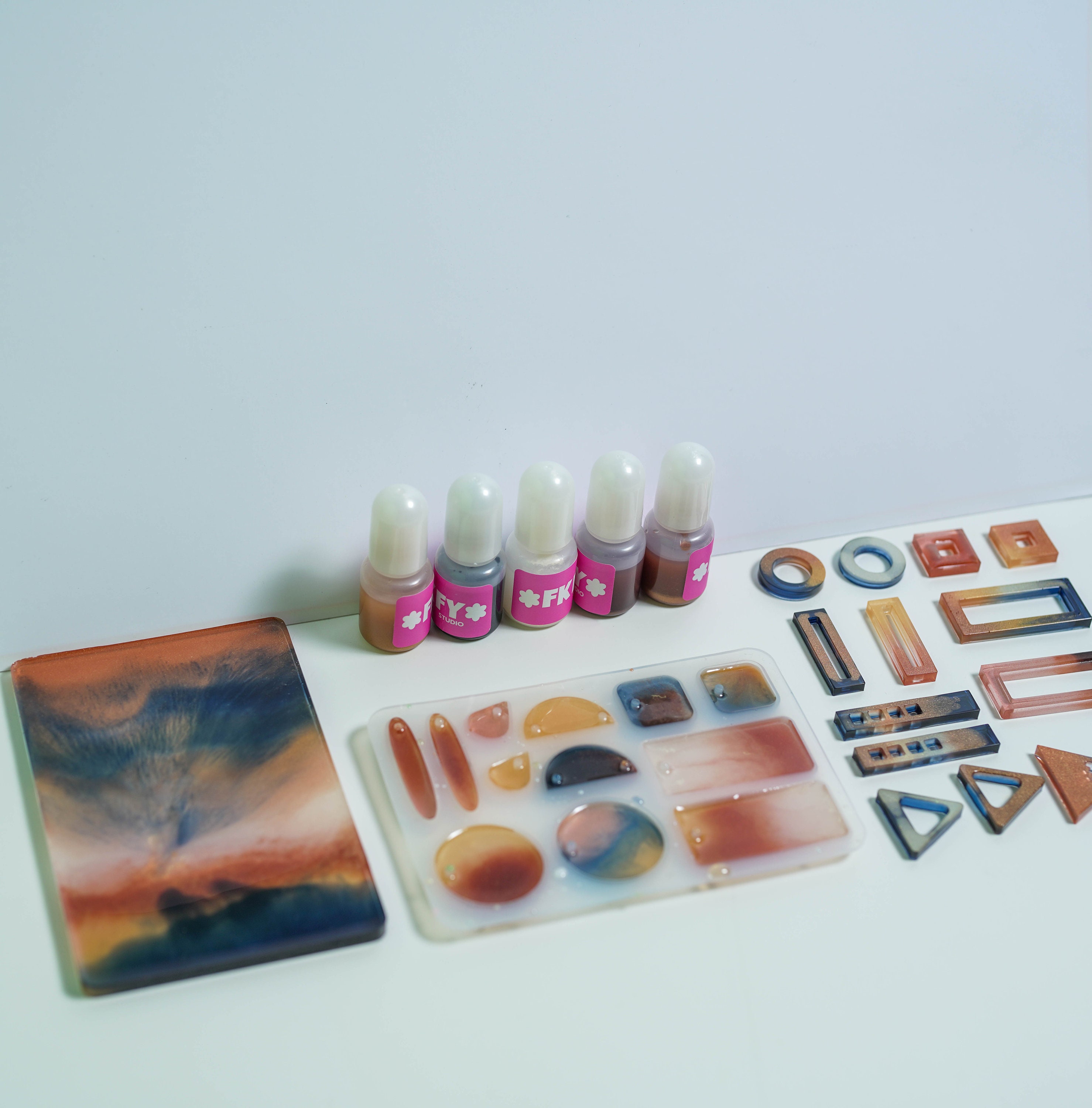 Dune Color Set 5ml Resin Pigment Dye for UV Resin Epoxy Resin DIY