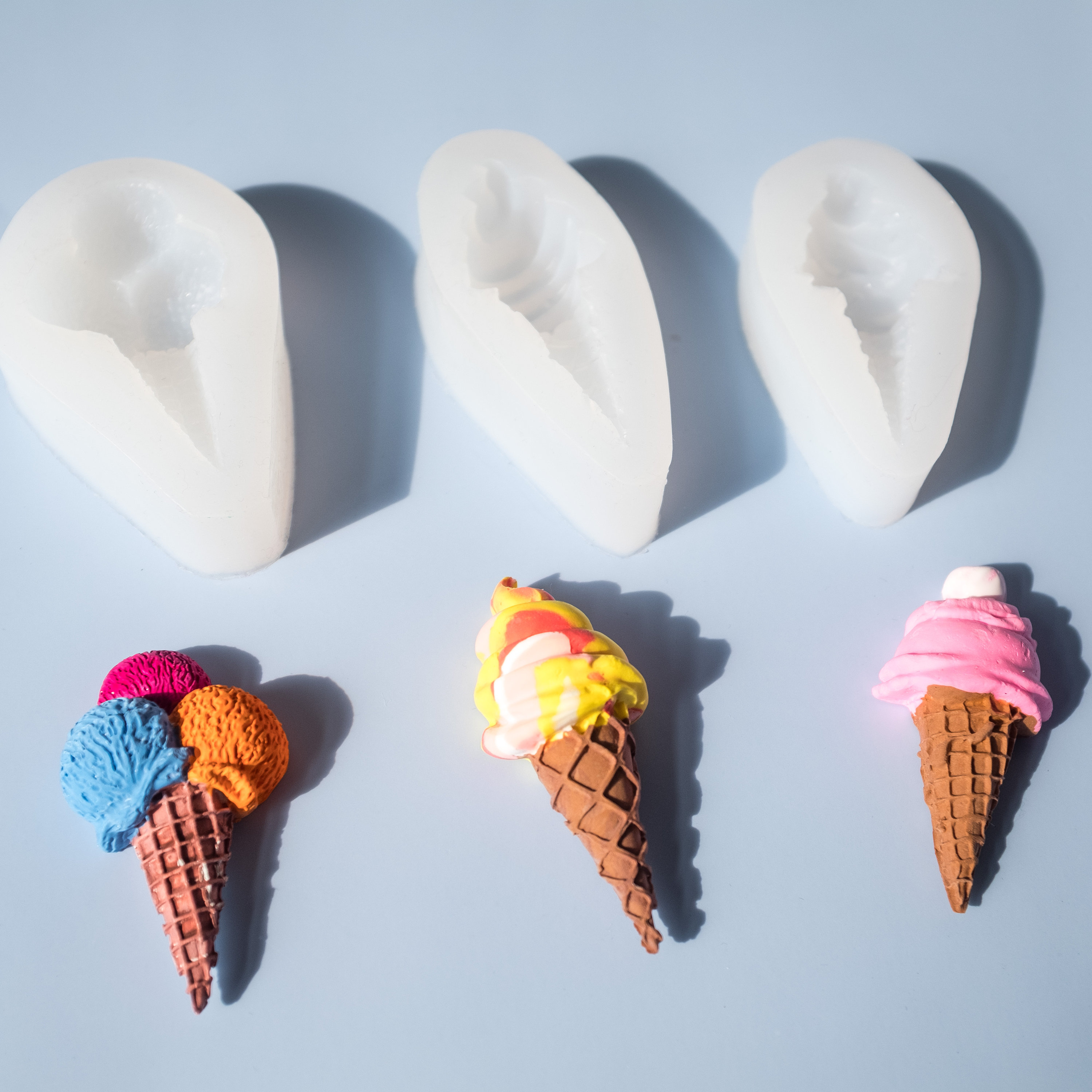 Ice Cream Silicone Mold Epoxy Resin Craft Mold Decoration Etsy